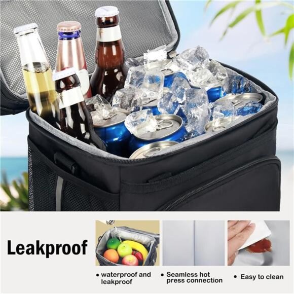 Lunch Box For Men/Women,Large Double-layer Insulated Expandable Reusable - Picture 11 of 14